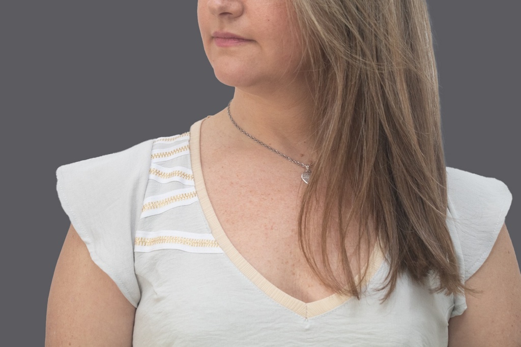 Blusa Isla Gris Claro